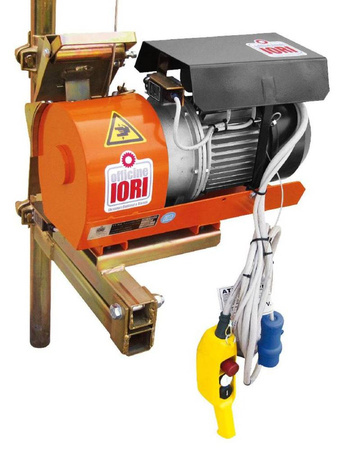 Wciągarka budowlana elektryczna ze zbloczem (udźwig: 100 kg, długość liny: 80m, moc: 1,1 kW) 47681809