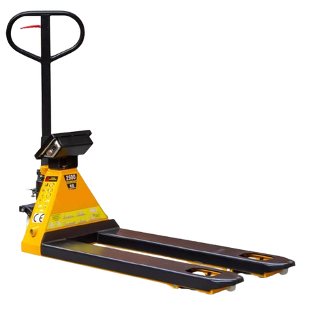 Wózek paletowy ręczny z wagą (udźwig: 2,5 T, długość wideł: 1150 mm) 85082874