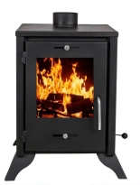 Piec wolnostojący stalowy 6,8kW na drewno (średnica wylotu spalin: 120mm) - spełnia anty-smogowy EkoProjekt 65882973