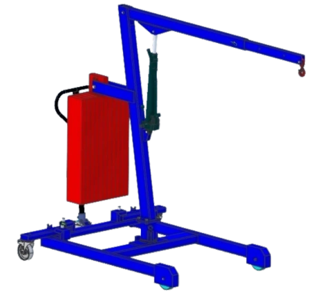 Żuraw hydrauliczny obrotowy (udźwig: 410-300 kg) 58783251