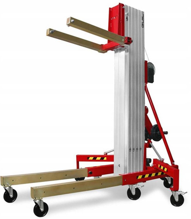 Podnośnik towarowy z wciągarką z automatycznym hamulcem (maks. wysokość podnoszenia: 6 m, maks. udźwig: 320 kg) 27481901