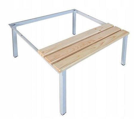 Podstawa z siedziskiem pod szafkę bhp szer. 900, kolor: RAL7035 (jasnoszary) 09276453