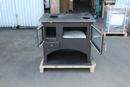 Piec kominek wolnostojący kuchnia, angielka 10kW z piekarnikiem, z płaszczem wodnym  - spełnia anty-smogowy EkoProjekt 48282274