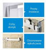 Kabina prysznicowa 120x80 jakość mocna szkło 8mm 23178205