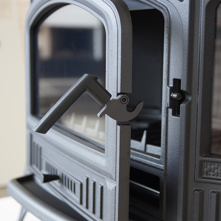 Piec wolnostojący koza 10kW K9 ASDP z wylotem spalin fi 130 z fajerką i z pogrzebaczem - spełnia anty-smogowy EkoProjekt 30076625