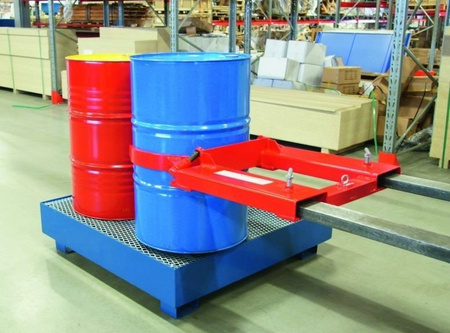 Uchwyt do beczek na wózek widłowy GermanTech (udźwig: 350 kg) 99724856