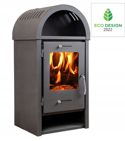 Piec wolnostojący stalowy 7-10kW na drewno (średnica wylotu spalin: 120mm) - spełnia anty-smogowy EkoProjekt 65882972