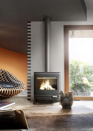 Piec wolnostojący 9kW Kazan (kolor: emalia antracyt) - spełnia anty-smogowy EkoProjekt 86876403