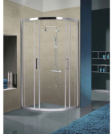 Kabina prysznicowa połokrągła 80x80 6mm 23178218