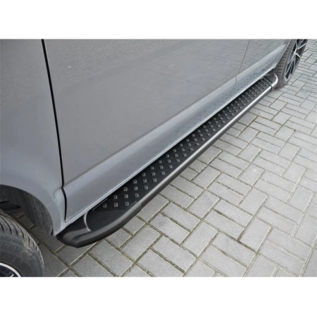 Stopnie boczne, czarne - Nissan Murano Z51 2007-2014 (długość: 182 cm) 01665120