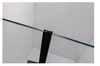 Drzwi prysznicowe 110 cm składane Ścianka black 23179595