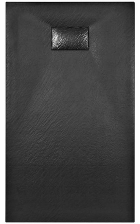 Brodzik prysznicowy prostokatny do lazienki czarny (wymiary: 120 x 70 x 2,6 cm) 22778038