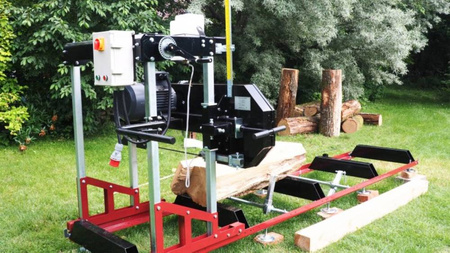 Trak taśmowy elektryczny (maksymalne wymiary obrabianego elementu: 660x178x2794 mm, moc: 5,5 kw) 44379140