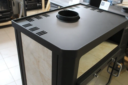 Piec piecyk kominek na drewno z płaszczem wodnym 14,1kW - spełnia anty-smogowy EkoProjekt 48280247