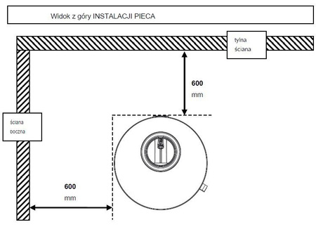 Piec wolnostojący 7kW Altara + dolot powietrza (wylot spalin: góra, kolor: antracyt)- spełnia anty-smogowy EkoProjekt 86865682