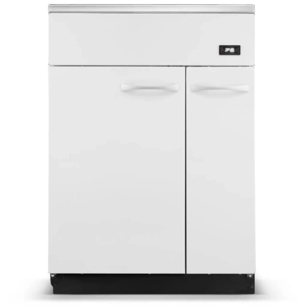 Kuchnia węglowa kocioł c.o. piec kominek z płaszczem wodnym 20-23kW (kolor: biały, średnica wylotu spalin: 130 mm) - spełnia anty-smogowy EkoProjekt 99682568
