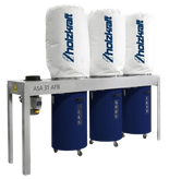 Urządzenie odciągowe Holzkraft z mobilnymi kontenerami na wióry (silnik: 4,0kW 400V, wydajność: 3500 m3/h) 32269460