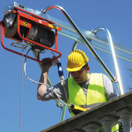 FANMART Wciągarka budowlana elektryczna 400V (udźwig: 500 kg, długość liny: 25m, moc: 2,2 kW) 47681817