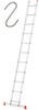 Drabina aluminiowa przystawna 1x13 (długosć drabiny: 355cm, udźwig: 150 kg) 99681967
