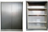 Box24 Szafa roletowa metalowa 3 półki - model używany (wymiary: 160x120x45 cm) 17678474
