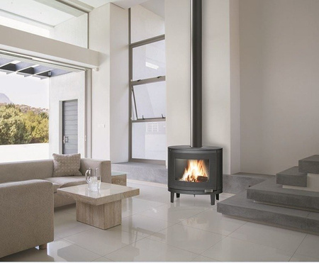 Piec wolnostojący 9kW Kaori (wylot spalin: góra lub z tyłu, kolor: antracyt) - spełnia anty-smogowy EkoProjekt 86865689