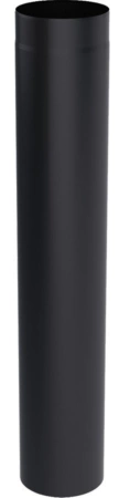  Rura stalowa Ø130 mm, 2 mm grubości, długość 1 m – kominowa, czarna 30063896