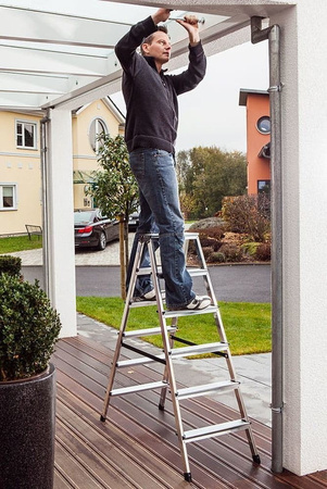 Drabina dwustronna Krause Dopplo 2x6 stopnie (wysokość robocza: 2,86 m) 99674690