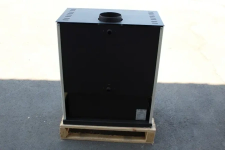 Piec piecyk kominek na drewno 13kW z płaszczem wodnym (kolor: kość słoniowa) - spełnia anty-smogowy EkoProjekt 48282273