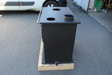 Piec kominek wolnostojący kuchnia, angielka 11kW z piekarnikiem, bez płaszcza wodnego - spełnia anty-smogowy EkoProjekt 48280261