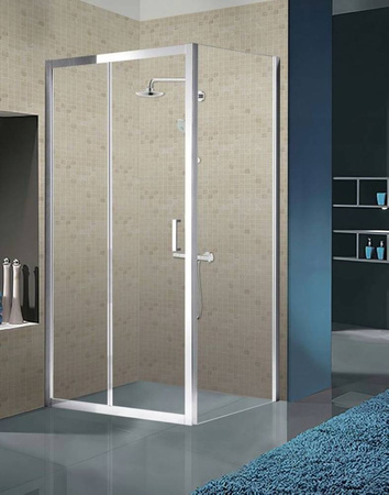 Kabina prysznicowa 120x90 szkło 6mm metal 23178233