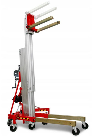 Podnośnik towarowy z wciągarką z automatycznym hamulcem (maks. wysokość podnoszenia: 3,55 m, maks. udźwig: 440kg) 27481904