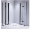 Kabina prysznicowa 90x90 szkło 6mm czarna 23178185