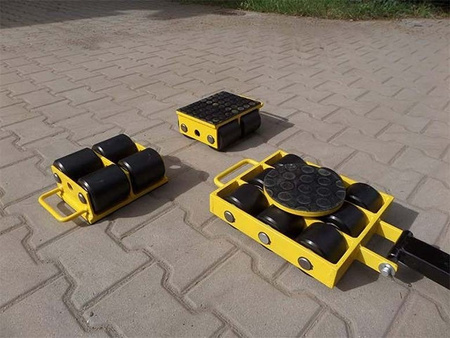 Zestaw wózków, rolki: 16x nylon (nośność: 15 T) 12267445