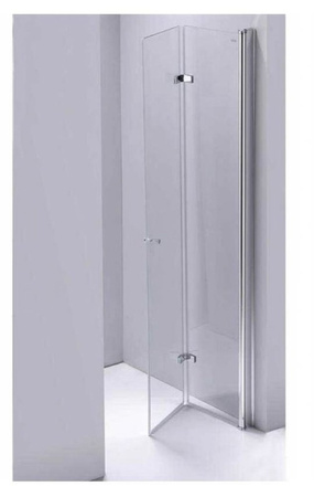 Drzwi prysznicowe 90 składane ścianka szkło 6mm 23178184