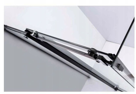 Kabina prysznicowa 100x90 szkło 8mm czarna 23178249