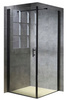 Kabina prysznicowa 90x90 szkło 6mm kwadrat czarna 23178196