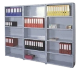 Regał metalowy do archiwum 2500x900x300 mm – 7 półek – nośność 100 kg/półkę 43364859