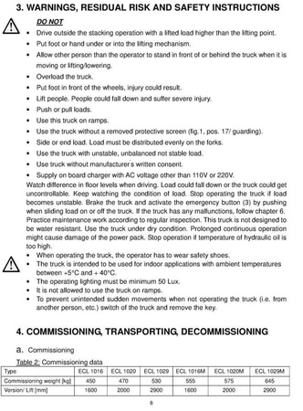 Wózek paletowy elektryczny GermanTech (udźwig: 1000 kg, długość wideł: 1150 mm, wysokość podnoszenia: 2900 mm) 99746694