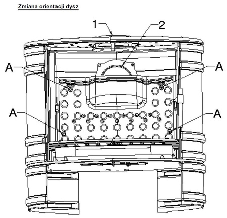 Piec wolnostojący 12kW Angor (górna lub tylna średnica wylotu spalin: 150mm) - spełnia anty-smogowy EkoProjekt 86854952