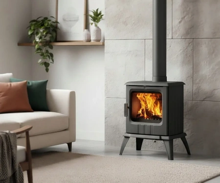 Piec koza żeliwny kominek kominkowy 5,8kW - spełnia anty-smogowy EkoProjekt 04482049
