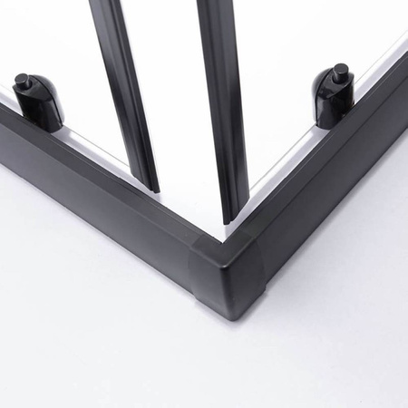 Kabina prysznicowa kwadratowa Czarna Black 80x80cm 5MM 23180200