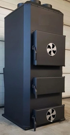 Piec nadmuchowy 50kW, blacha kotłowa 6 i 10mm (paliwo: brykiet, drewno, pellet) 95476620