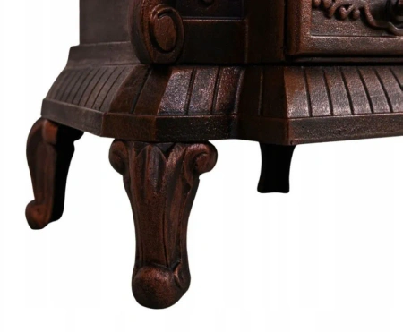 Piec wolnostojący żeliwny 6,5-9kW na drewno (kolor: złoty, średnica wylotu spalin: 120mm) - spełnia anty-smogowy EkoProjekt 65882963