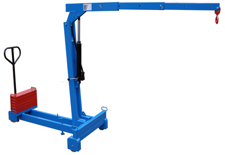 Żuraw hydrauliczny ręczny z przeciwwagą (udźwig: od 130 do 300 kg) 58755419