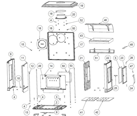 Piec koza SEDAN M 10kW (kolor: antracyt) - spełnia anty-smogowy EkoProjekt 86829180