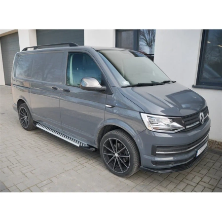 Stopnie boczne, paski - Volkswagen T5 & T6 2015- short (długość: 205-217 cm) 01656364