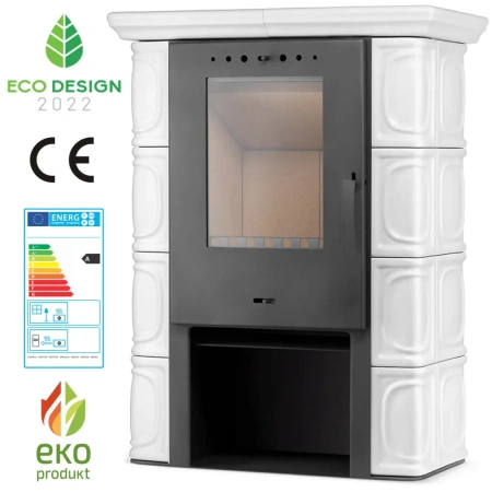 Piec wolnostojący 6-10kW (kolor: ivory) spełnia anty-smogowy EkoProjekt 99683353