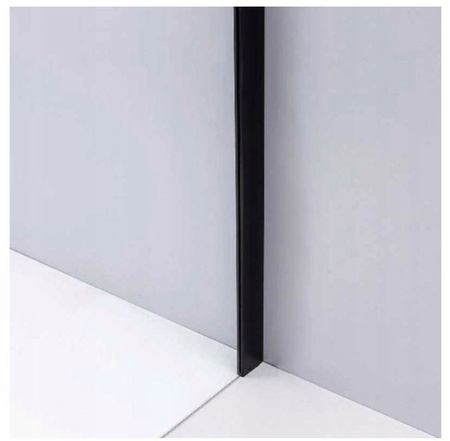 Kabina prysznicowa czarna 110x90 szkło 8mm 23178230