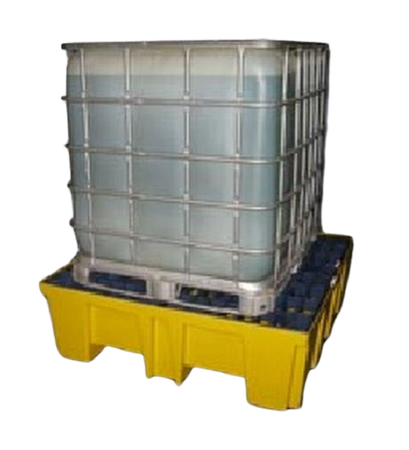 Arengo Paleta wanna wychwytowa, wysokoprofilowa, składowanie 4 beczki 200L lub pojemnik IBC/KTC, 510l (wymiary: 1320x1320x430 mm) 09876008