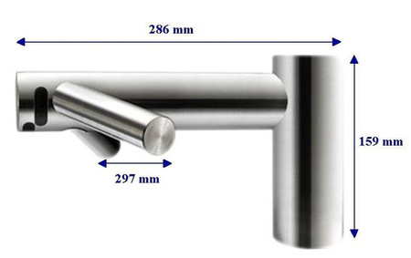 Suszarja do rąk - kran 2w1 wash + dry nablatowa krótka 44578415